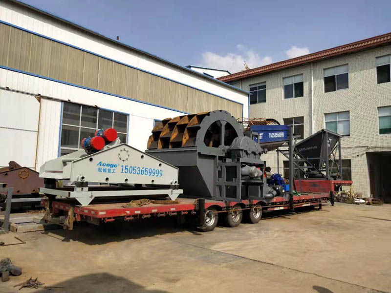 流動(dòng)式液壓破碎洗礦車(chē)
